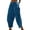 Blue, variant on Plazo Pant for Women Baggy Harem Pants Baggy Lounge Trousers High Waisted Loose Fit Vacation Clothes Vacation Outfits Beach Pants Travel Pants (S-3XL)