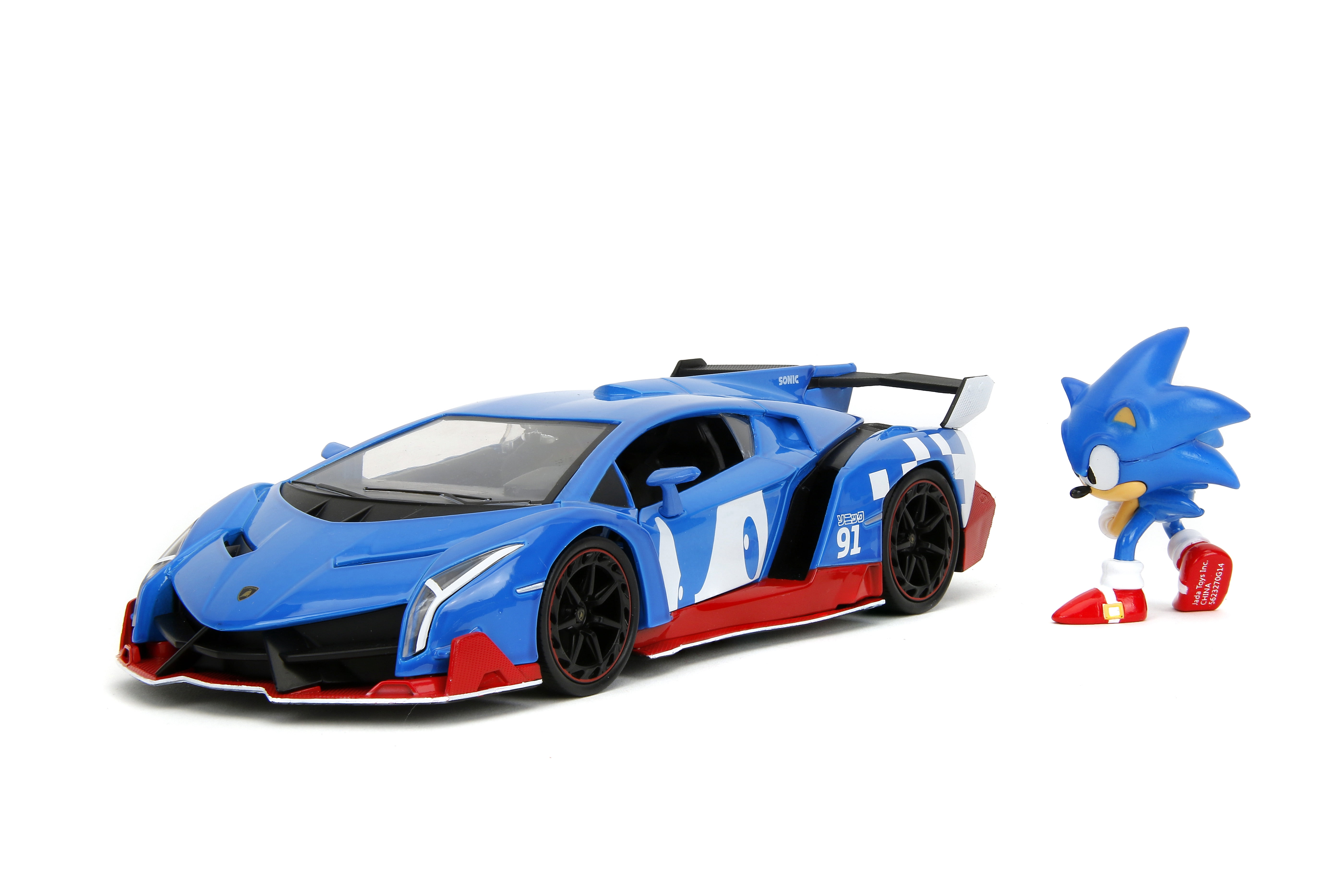 Sonic The Hedgehog Lamborghini Veneno 1:24 Scale Exclusive Diecast Vehicle
