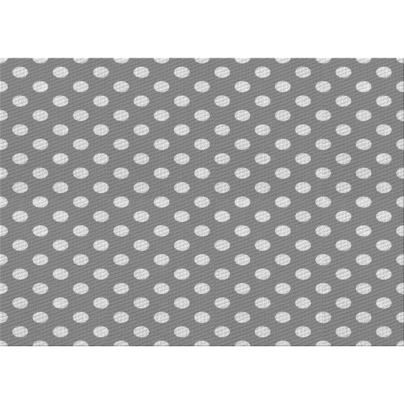 Ahgly Company Machine Washable Indoor Rectangle Transitional Gray Cloud Gray Area Rugs, 7' x 10'