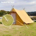 thumbnail image 5 of AAGUT 9 Inch Tent Stakes Metal, Galvanized Rust-Free Yard Stakes, Garden Edging Fence Hook for Outdoor Camping, Tent Garden Stakes for Tarp, Inflatable, Outdoor Christmas Decorations, 50 Pack, 5 of 9