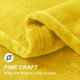 thumbnail image 5 of Astarin Throw Blanket, Throw Size Yellow Blankets & Throws for Couch/Beds, Fuzzy and Cozy Blanket, 50x60 inches, 5 of 9