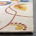 thumbnail image 5 of SAFAVIEH Soho Zoe Floral Wool Area Rug, Beige/Multi, 3'6" x 5'6", 5 of 6