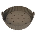 thumbnail image 1 of Revestimiento para Freidora Aire, Recipiente para Freidora Aire Silicona Reutilizable de 10 Pulgadas, DiseñO de Filtro de Aceite Antiadherente, 22 Cm para Freidora de Aire MarróN, 1 of 5