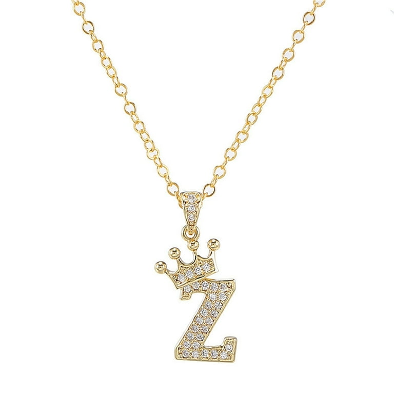 Rhinestone sales letter pendant