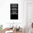 thumbnail image 3 of Elephant Stock Houston Bus Roll Wall Art - Vertical Multi Panel Canvas - Living Room Wall Decor - Inspirational And Typography Multi Panel - Black And White Decor - 15" x 32", 3 of 8