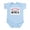 Sky Blue, variant on CafePress - MOM WOULD GO. Infant Bodysuit - Baby Light Bodysuit, Size Newborn - 24 Months