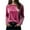 13# Pink, variant on Huankd 2026 New Velvet Tops for Women Dressy Vintage Long Sleeve Shirts Loose Fit Velour Blouse Crewneck Solid Holiday Party Fashion Light Brown S
