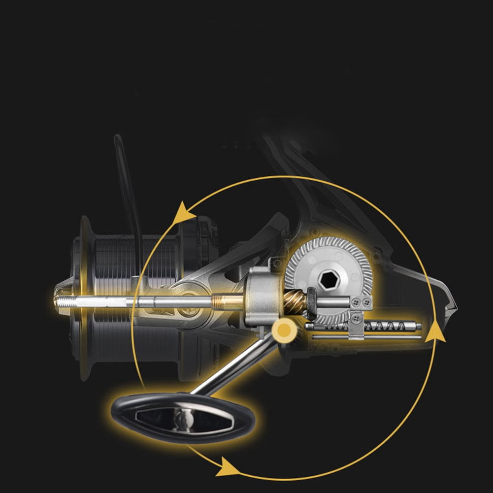 8000-14000 17+1Spinning Wheel Aluminum Alloy Spool 4.8:1High Speed Fishing Reel Ngk14000 Fangkenuo