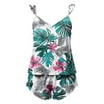 thumbnail image 4 of SwiftWear Women's Cute Ruffle Adjustable Camisole & Shorts Pajama Set Loungewear with Elastic Waist Soft Stretch Sleepwear, 4 of 6