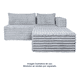 thumbnail image 4 of Sillón en Caja Modular Puff Gris, 4 of 4