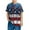 Style 14, variant on GERsome American Flag T-Shirts for Kids Girls 4th of July Patriotic Tops Summer Casual Short Sleeve Crewneck Graphic Tee, 3-4 Years
