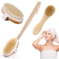 thumbnail image 1 of Set 3 Cepillos Exfoliantes Aclarantes Elimina Piel Muerta, 1 of 10