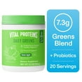 thumbnail image 3 of Vital Proteins Daily Greens with Probiotic & Digestive Gut Health Support Powder Mix Supplement with Daily Fiber, Green Apple, 9.3 oz, 3 of 8