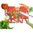 thumbnail image 2 of Carolines Treasures 6140LCB Red Chairs Patio View Glass Cutting Board- Large, 2 of 2