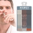 thumbnail image 2 of Nasal Hair Cutter,2026 New Double Sided Nose Hair Knife,Nostril Hair Remover Tool,Ear Hair Remover,Stainless Steel and ABS Material,Portable Manual 360° Rotating Nose Hair Trimmer,MultiColor*12, 2 of 8