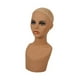 thumbnail image 1 of Cabeza de maniquí calva profesional para cosmetología, ligera, portátil, con soporte para peluca DB02, 1 of 9