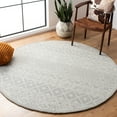thumbnail image 2 of SAFAVIEH Blossom Emalee Southwestern Wool Area Rug, Silver/Ivory, 6' x 6' Round, 2 of 5
