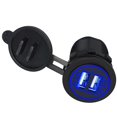 thumbnail image 3 of Riwesomey 5V 2.1A USB dual IP66 Toma de corriente de carga para automóvil a prueba de agua Accesorios para motos CS-526A1, 3 of 6