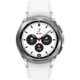 thumbnail image 2 of SAMSUNG Galaxy Watch 4 Classic 42mm Smartwatch with ECG Monitor Tracker for Health, Fitness, Running, Sleep Cycles, GPS Fall Detection, LTE, US Version, Silver, 2 of 5