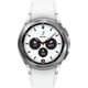 thumbnail image 2 of SAMSUNG Galaxy Watch 4 Classic 42mm Smartwatch with ECG Monitor Tracker for Health, Fitness, Running, Sleep Cycles, GPS Fall Detection, LTE, US Version, Silver, 2 of 5