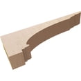 thumbnail image 6 of 3"W x 18"D x 6"H Thin Hughes Rough Cedar Woodgrain TimberThane Corbel, Primed Tan, 6 of 6