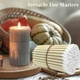 thumbnail image 5 of ZIKANI White Tip Matches 4" Match Refill and Striker 100 Long Matches Short Matches Wooden Matches Bulk Matches Decorative Matchsticks Safety Matches for Cloche Jar Box Fireplace (White), 5 of 7