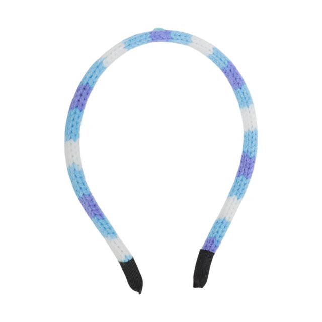 Ofertas Únicas 1 Pc Diadema Hilo de Tejer Accesorios para el Cabello para Mujeres Azul
