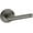 Lifetime Graphite Nickel, variant on Baldwin 5138190PASS 5138 Passage Door Lever Set - Black