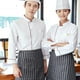 thumbnail image 2 of Chaqueta de chef de manga larga, ropa de cocina de hotel para hombres y mujeres XXXL, 2 of 9