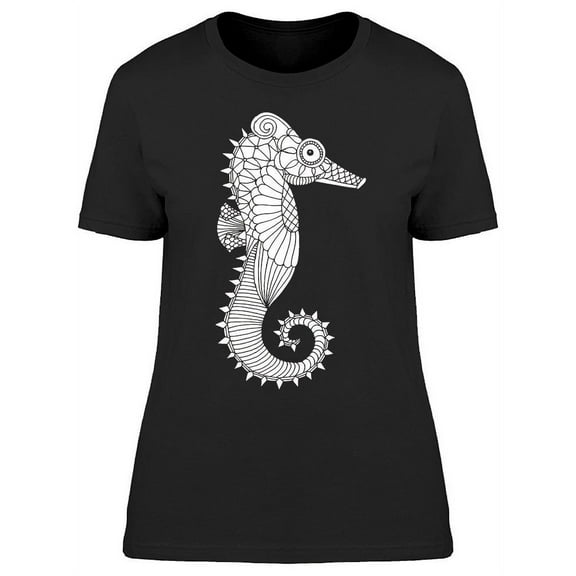 Sea Horse Graphic  T-Shirt Women -Image by Shutterstock, Female XX-Large