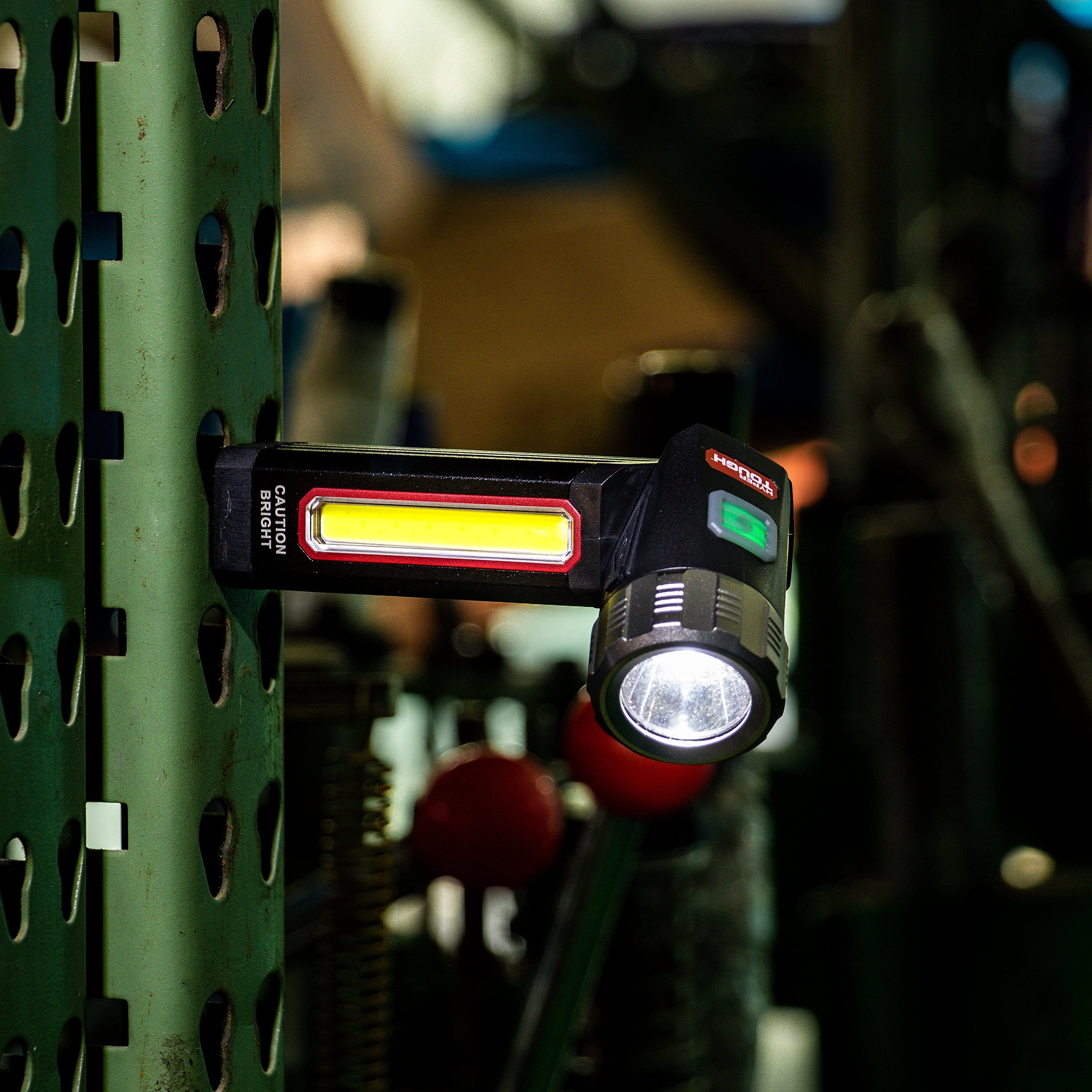 (2 pack) Hyper Tough 300 Lumen Rechargeable Work Light with Mini Rotating Head - Mini Size