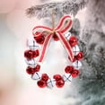 thumbnail image 3 of Dserfhy Jingle Bell Wreath Ornaments Small 8 Inch Christmas Crisp Sound Bells Wreath Holiday Crafts for Christmas Tree Party Decoration, 3 of 8