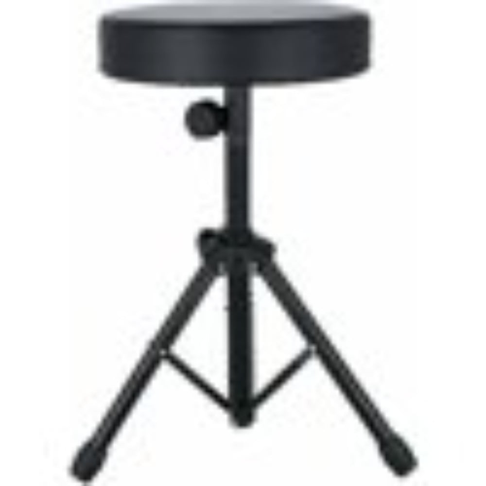 EASTROCK Drum Throne Universal Height Adjustable Stools,Padded Seat Folding Portable Chair with Anti-Slip Feet for Adults and Kids Drummers Black 
