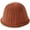 Brown, variant on CoCopeaunts Thick Knitting Bucket Hat Hemp Flower Twist Reversible Fisherman Hat Autumn Winter Bowler Hat with Lambs Wool Brim