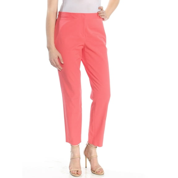 DKNY $99 Womens New 1197 Coral Slim-fit Ankle Casual Pants 8 B B