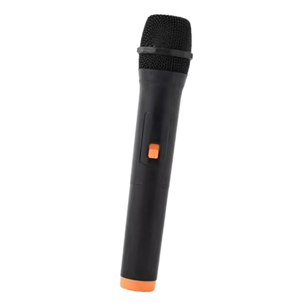 Micrófono de juguete de simulación, accesorio de escenario para niños pequeños, regalos para niñas y niños. Naranja
