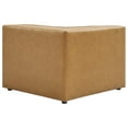 thumbnail image 4 of Modway Mingle Vegan Leather Corner Chair in Tan, 4 of 8