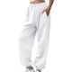 thumbnail image 1 of Pantalones deportivos Prolriy para mujer, pantalones deportivos de talla pequeña con bolsillos, pantalones deportivos casuales, pantalones deportivos con cordón en la cintura, pantalones deportivos, 1 of 4