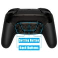thumbnail image 5 of eXtremeRate Clear Black Programable RISE4 Remap Kit for Nintendo Switch Pro Controller, Upgrade Board & Redesigned Back Shell & Back Buttons for Nintendo Switch Pro Controller -Controller NOT Included, 5 of 8