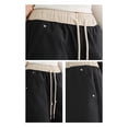 thumbnail image 6 of UACY Girls Sweatpants Bowknot Straight Leg Drawstring Baggy Jogger Pants Y2k Casual Open Bottom Athletic Trousers W/Pocket (Black, 13-14 Years), 6 of 9