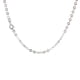 thumbnail image 4 of Moda S925 cadena cruzada de plata cadena larga para suéter con cadena joyería collar de plata brillante, 4 of 4