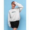 thumbnail image 2 of Cetacea Cuviers Beaked Whale. Sweatshirt Women -June Erica Vess Designs, Female Large, 2 of 4