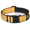 Yellow, variant on Reflective dog collar with adjustable nylon pet collar and quick release buckle, suitable for small and medium-sized large dogs, black XS