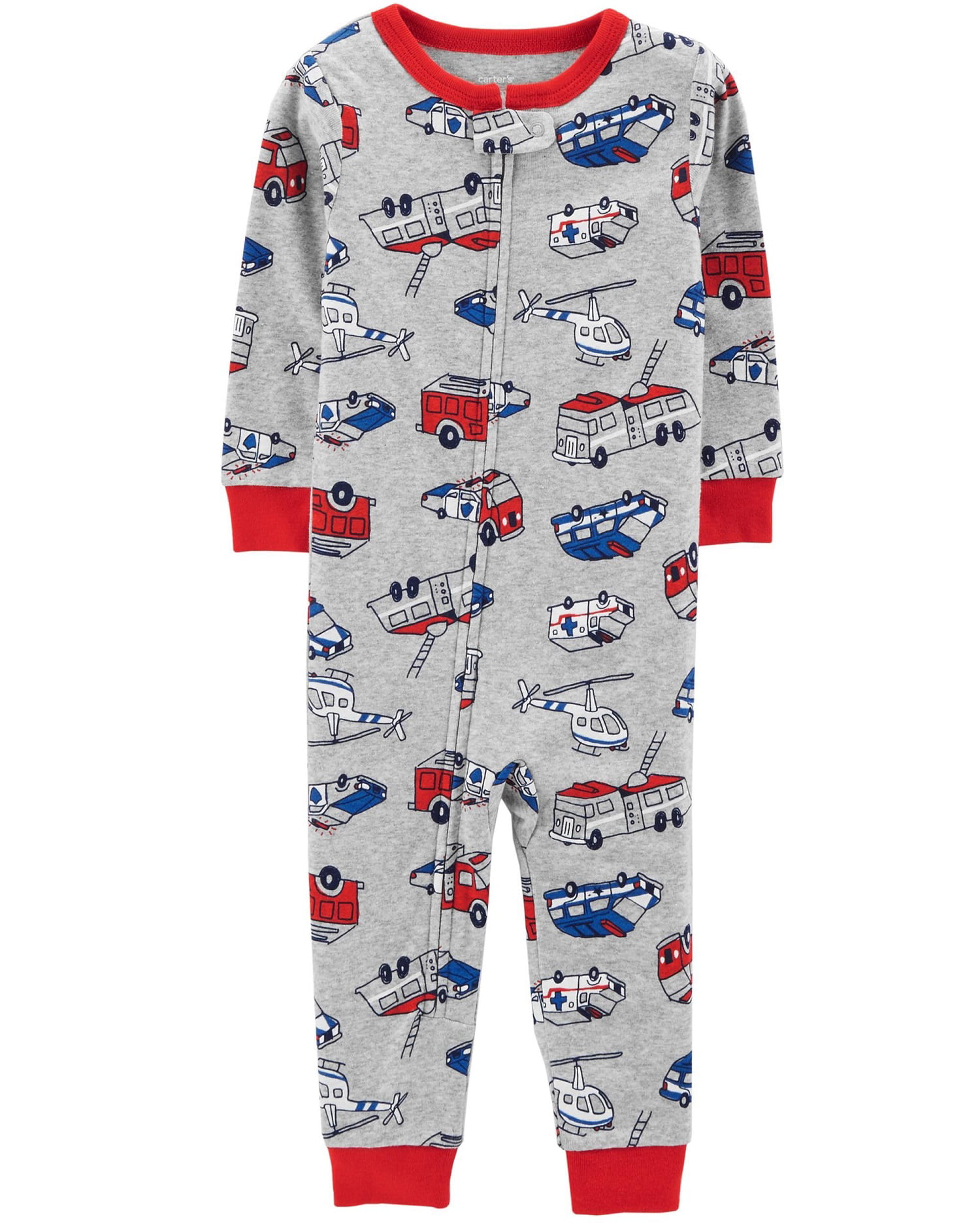 Carters Baby Boys 1-Piece Shark Snug Fit Cotton Footless Pajamas