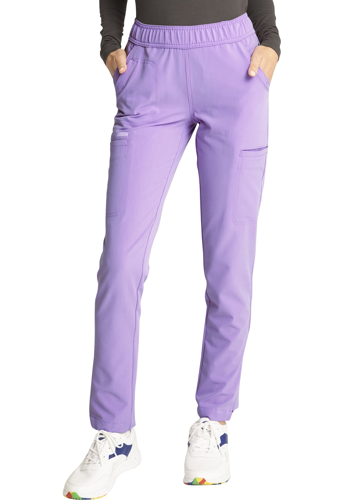 Cherokee Euphoria Scrubs Pant For Women Mid Rise Tapered Leg Drawstring