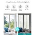 thumbnail image 4 of Window Privacy Film Sage Green Stained Glass Window Film Decorative Sun Block Window Cover Abstract Lines Gradient Minimalist Modern Window Clings Static Adhesive Sticker for Bathroom 29.5"x118", 4 of 7