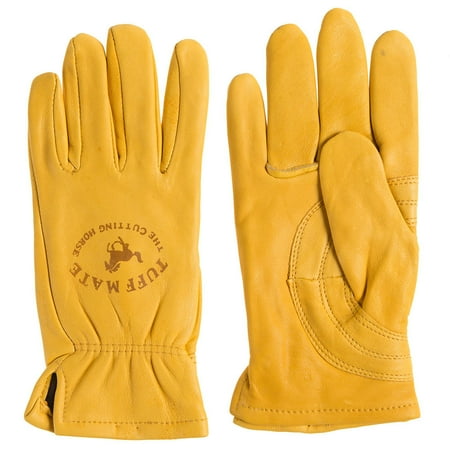 

Tuff Mate Gloves PL1301-L Ladies Lined Cutting Horse Glove Tan 9