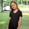 thumbnail image 1 of Boys Tops Casual Short Sleeve Collared Shirt for Everyday Play Soft Blend Tee Top for Spring Summer, 1 of 5