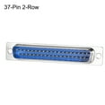 thumbnail image 2 of D-sub Connector Male Plug 37-pin 2-row Solder Type Blue 1pc, 2 of 3
