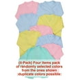 thumbnail image 2 of ToBeInStyle Girl's 4-Pack Long Sleeve Ultra-Soft Cotton Kimono Wrap Tee Shirt Top - Pastel - 6-9 Months, 2 of 7